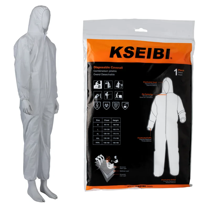 KSEIBI 一次性连帽喷漆防护服