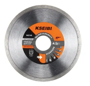 KSEIBI 125mm Continuous Rim Diamond Saw Blade