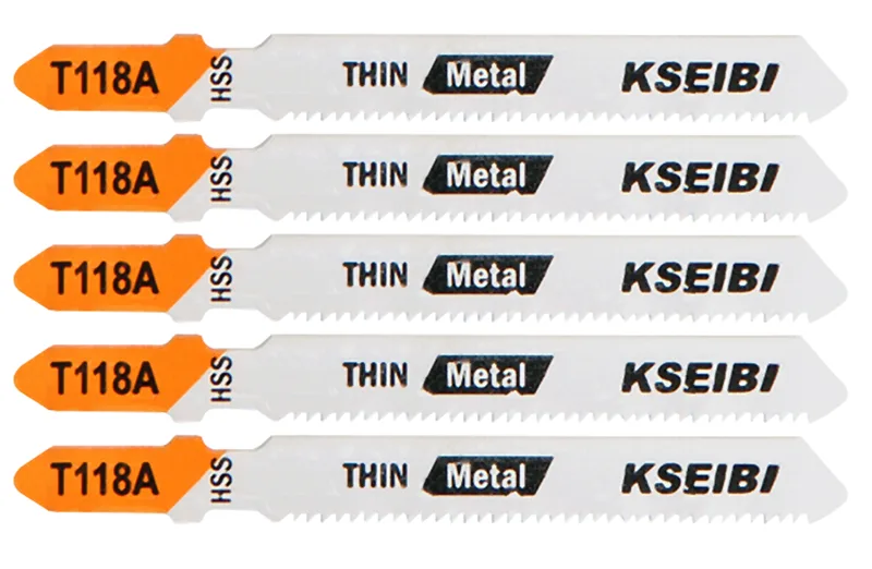 Kseibi T118A T柄曲线锯锯条 5件套