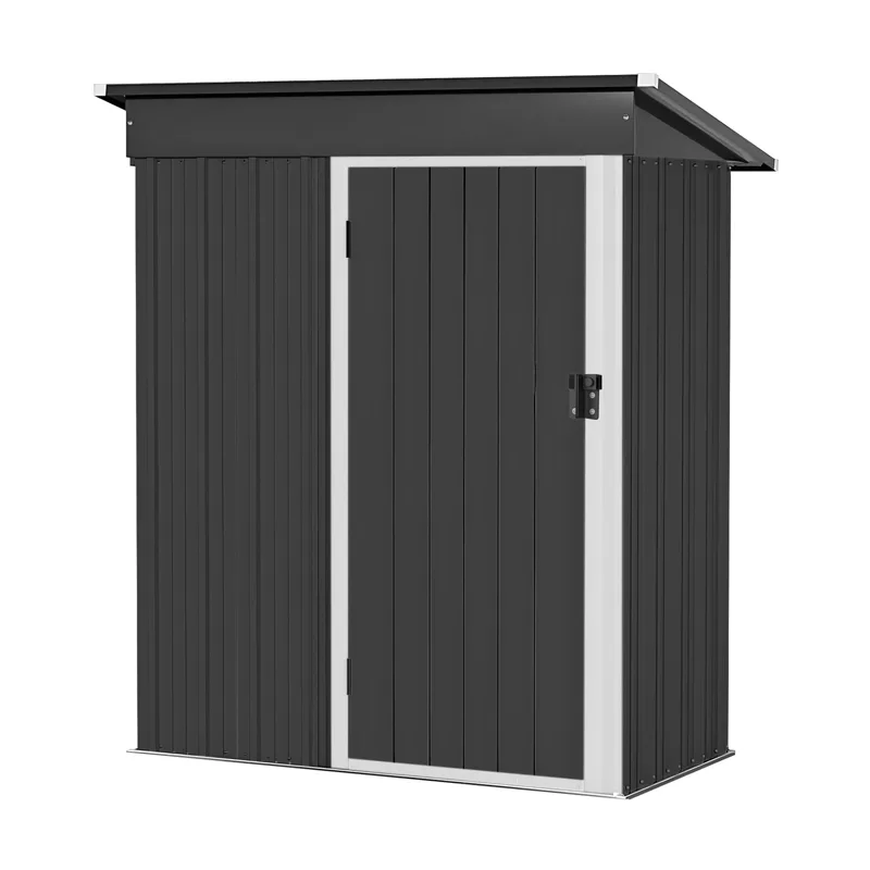 Kseibi 5' x 3' 镀锌钢户外储物棚